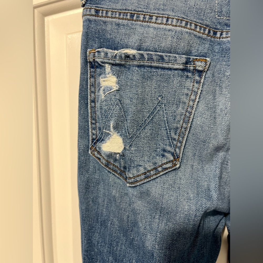 Women’s Mother the insider crop step fray jeans 28 distressed - Picture 11 of 16